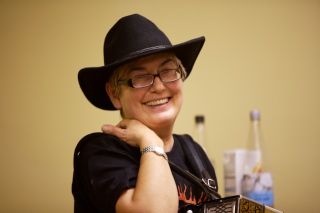 Pennie the melodeon player